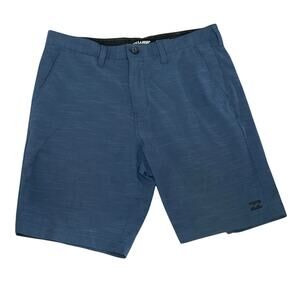 Men's Size 32 21" Billabong Hybrid Crossfire Submersibles Blue Shorts